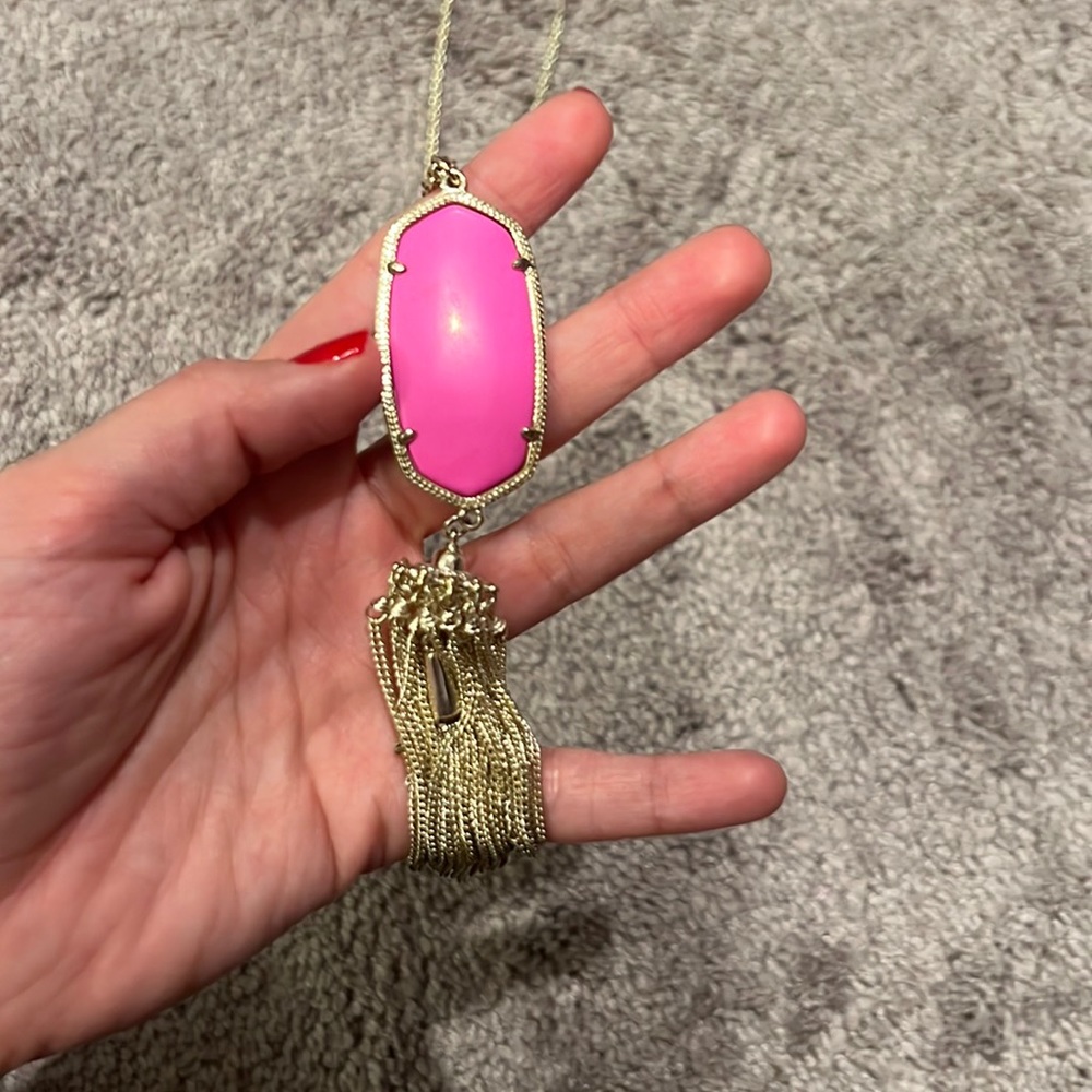 Kendra Scott rayne hot pink